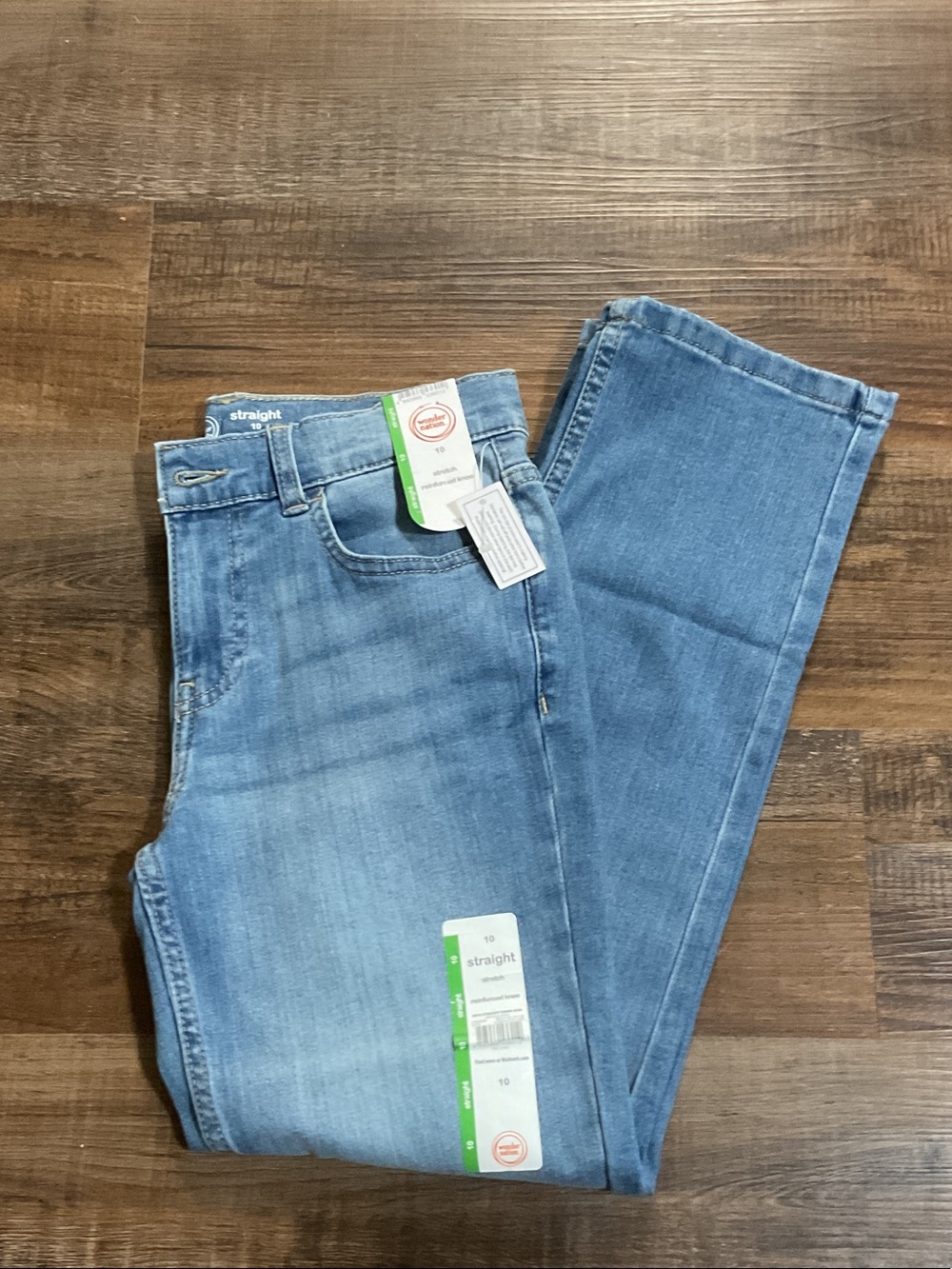 Wonder Nation Light Blue Straight Jeans for Kids